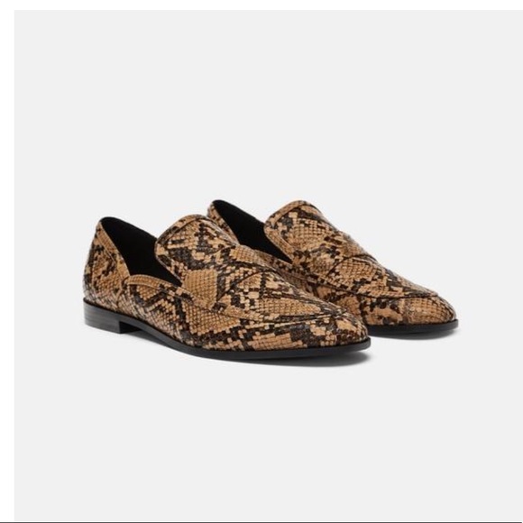 Zara Shoes - Zara Animal Print Loafers Size 6